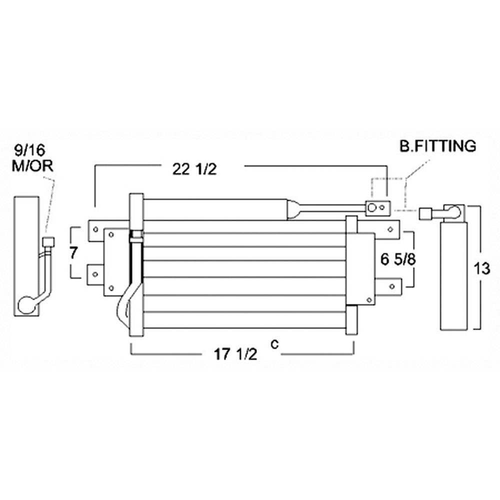 Ac Condenser 1989-1993 Geo Tracker & Suzuki Sidekick