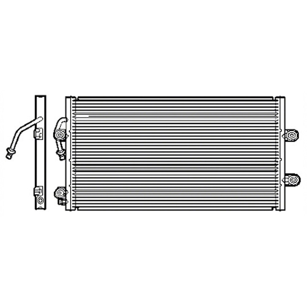 Ac Condenser 1993-1997 Chrysler Concorde, New Yorker, Lhs & Dodge Intrepid & Eagle Vision