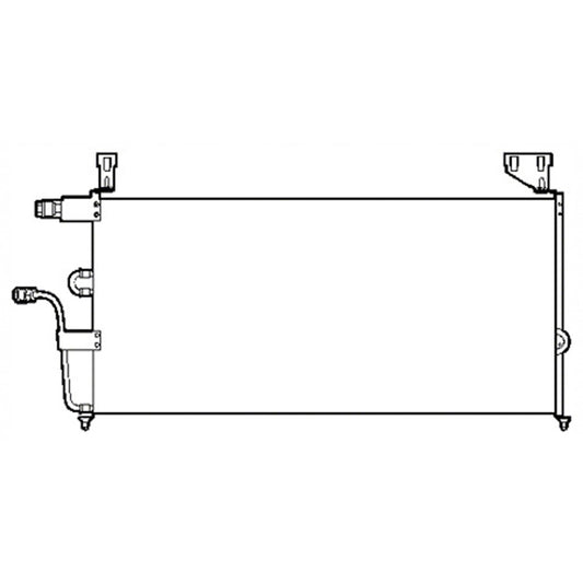 Ac Condenser 1981-1993 Volkswagen Jetta, Cabriolet
