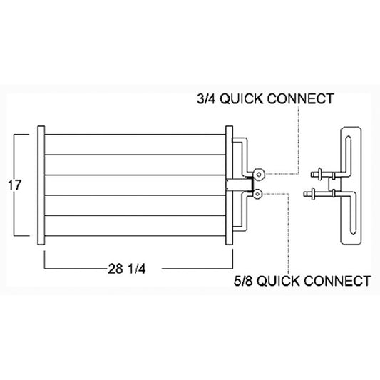 Ac Condenser 1991-1994 Lincoln Town Car