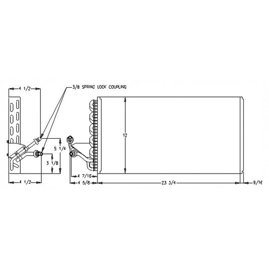 Ac Condenser 1981-1991 Ford Escort, Exp, Tempo & Mercury Ln7, Lynx, Topaz