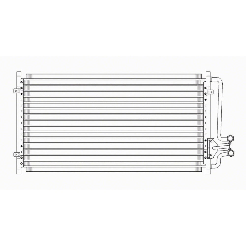 Ac Condenser 2.2l L4 1994-2005 Chevrolet S10 & Gmc Sonoma, Jimmy, Envoy & Isuzu Isuzu_pickup & Oldsmobile Bravada