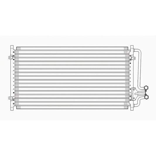 Ac Condenser 2.2l L4 1994-2005 Chevrolet S10 & Gmc Sonoma, Jimmy, Envoy & Isuzu Isuzu_pickup & Oldsmobile Bravada