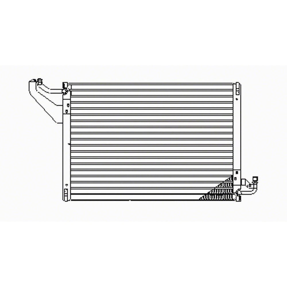 Ac Condenser 4.3l V6 1994 Chevrolet Astro & Gmc Safari