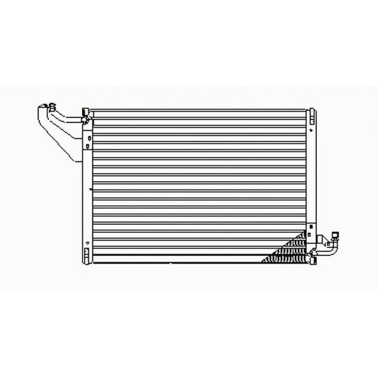 Ac Condenser 4.3l V6 1994 Chevrolet Astro & Gmc Safari