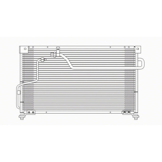 Ac Condenser 1993-1997 Mazda 626, Mx-6
