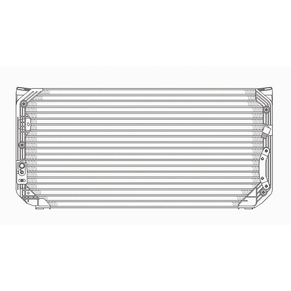 Ac Condenser 1993 Geo Prizm & Toyota Corolla