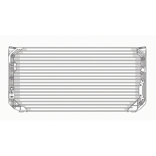 Ac Condenser 1993 Geo Prizm & Toyota Corolla