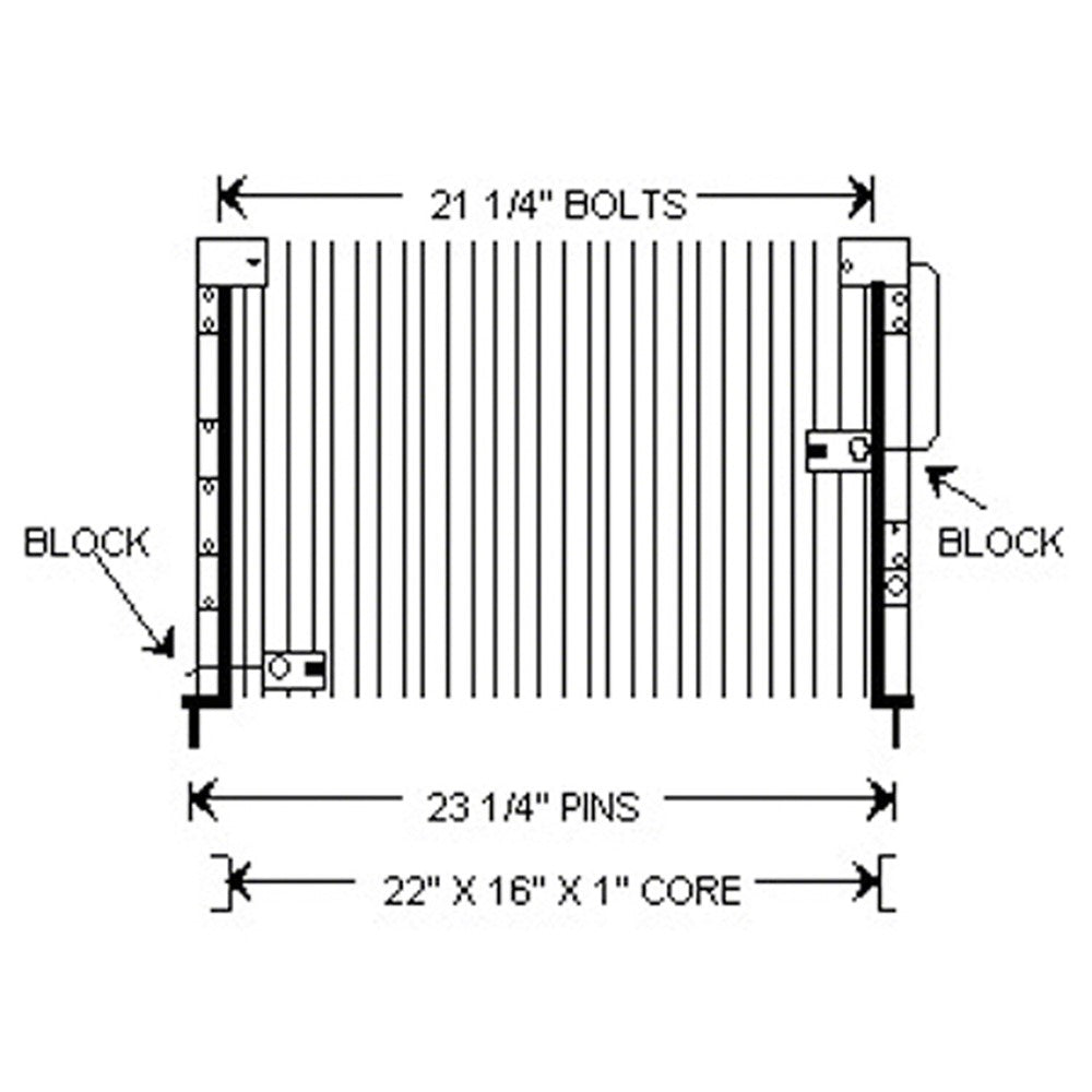 Ac Condenser 1993-1995 Acura Legend