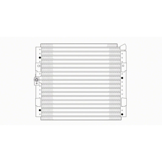 Ac Condenser 1992-1993 Honda Civic, Civic Del Sol
