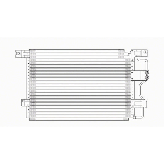 Ac Condenser 1995-1997 Ford Crown Victoria & Lincoln Town Car & Mercury Grand Marquis