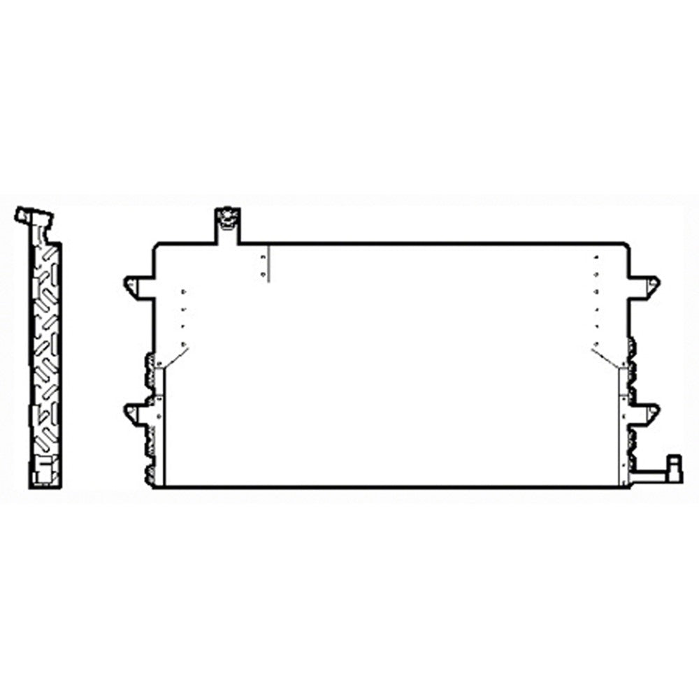 Ac Condenser 1992-1997 Volkswagen Passat