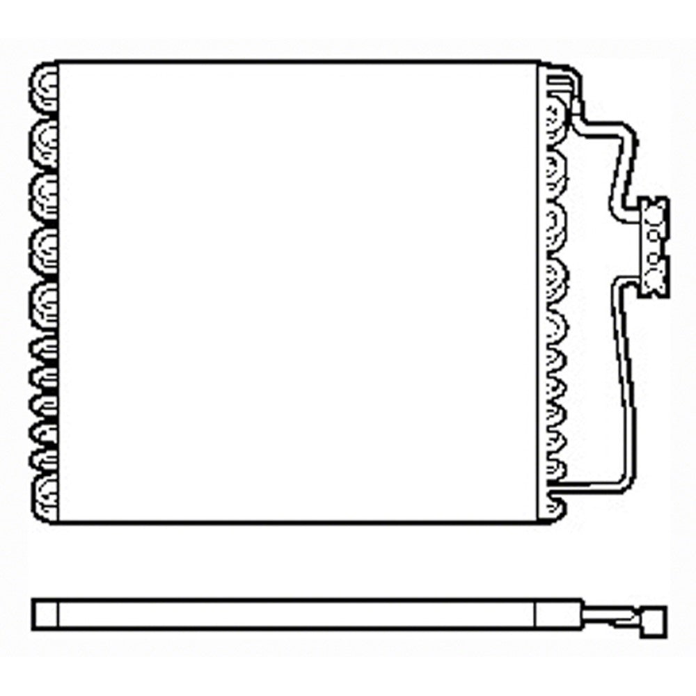 Ac Condenser V8 V12 1994-1997 Bmw 740i, 740il, 750il