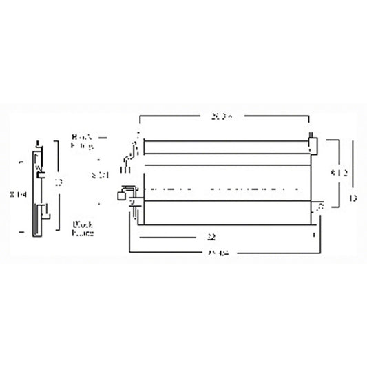 Ac Condenser From 4 95 1995-1999 Hyundai Accent