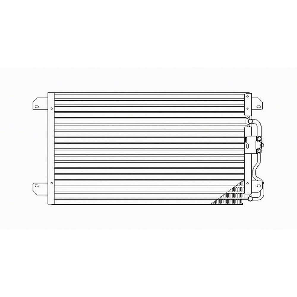 Ac Condenser Exc Coupe 1995-2000 Chrysler Cirrus, Sebring & Dodge Stratus & Plymouth Breeze