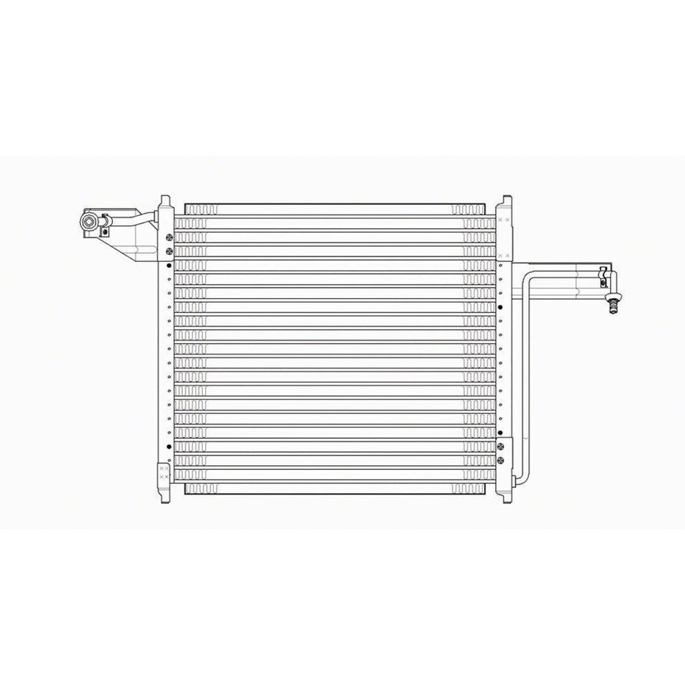 Ac Condenser 1995-1997 Ford Ranger & Mazda B2300, B3000, B4000