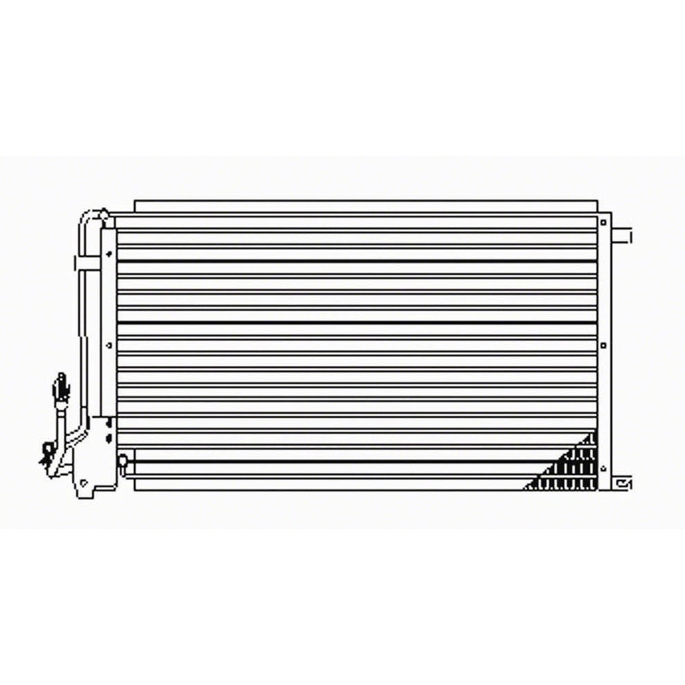 Ac Condenser With 25mm Core 1995-1999 Buick Riviera & Oldsmobile Aurora