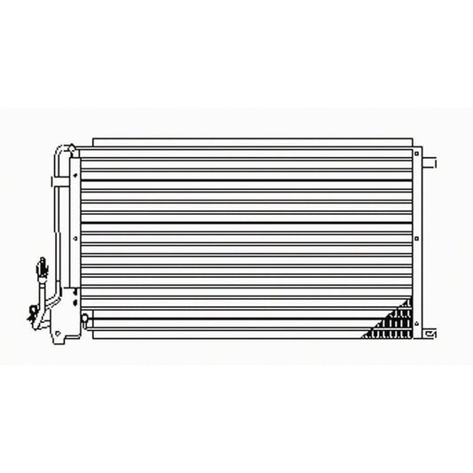 Ac Condenser With 25mm Core 1995-1999 Buick Riviera & Oldsmobile Aurora