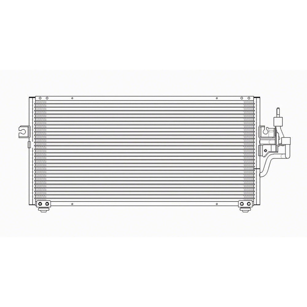 Ac Condenser 1997-2002 Mitsubishi Mirage