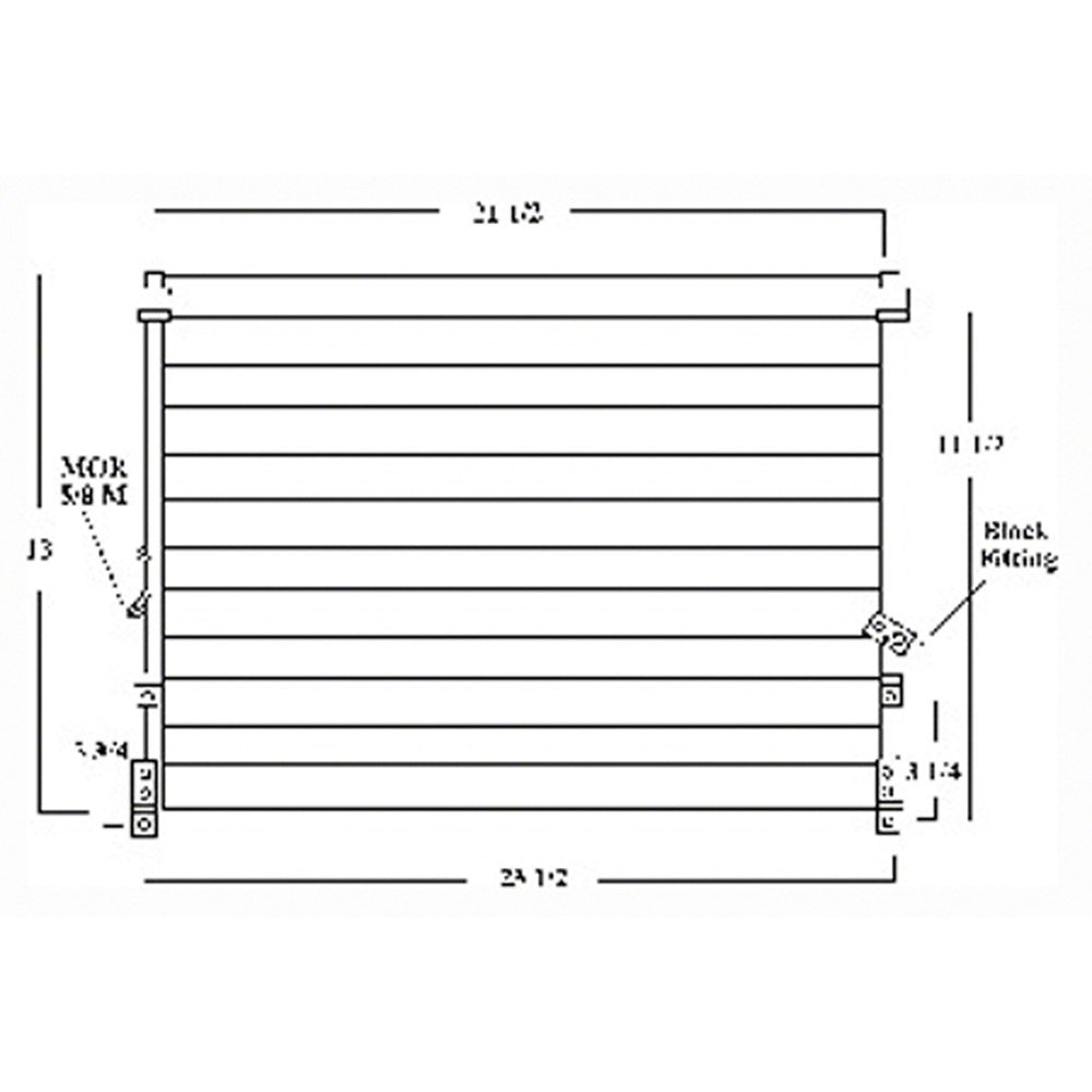 Ac Condenser 1998-2000 Toyota Tacoma