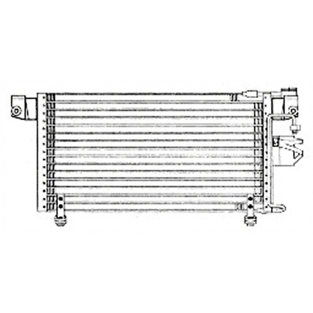 Ac Condenser 1998-2001 Honda Passport & Isuzu Amigo, Rodeo, Rodeo_sport