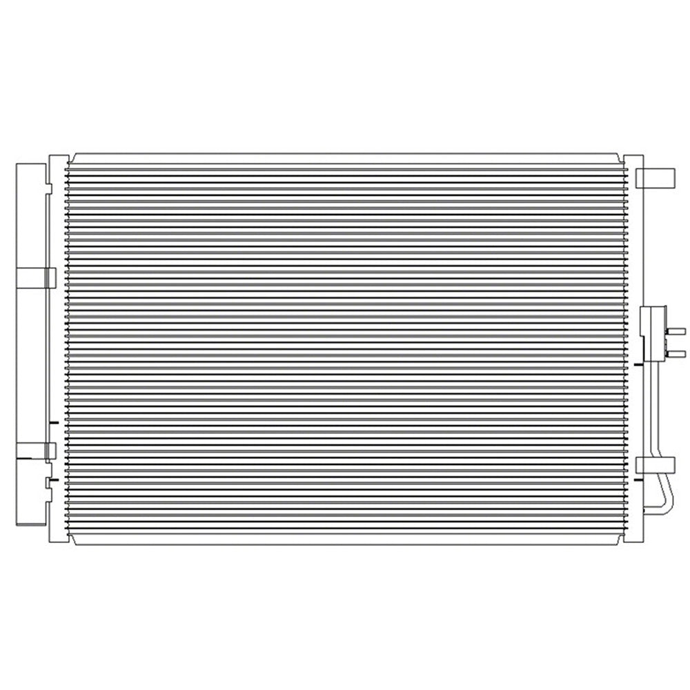 A C Condenser 2012-2013 Kia Soul