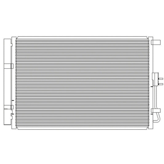 A C Condenser for 2012-2013 Kia Soul