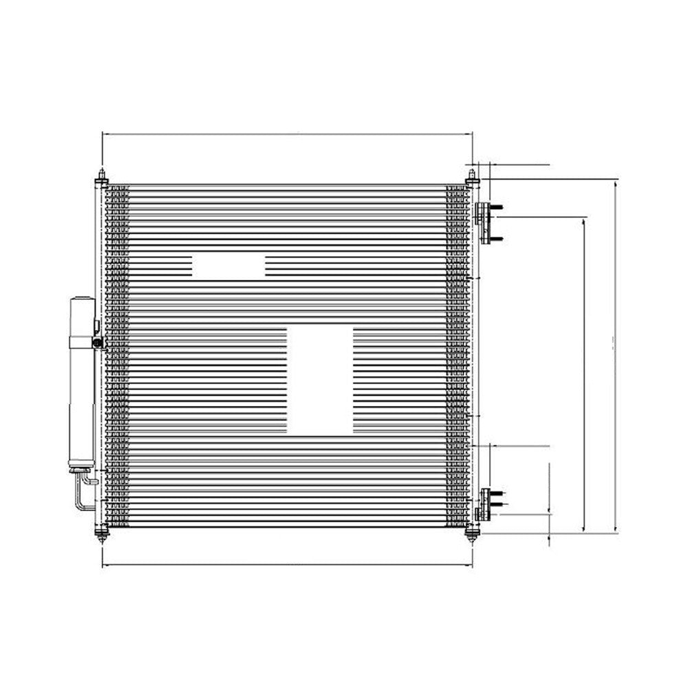 A C Condenser 2013-2020 Land Rover Range Rover, Range Rover Sport, Discovery
