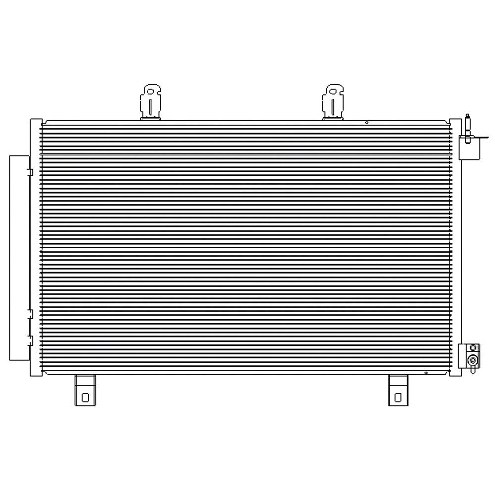 A C Condenser 2014-2017 Chevrolet Caprice, Ss