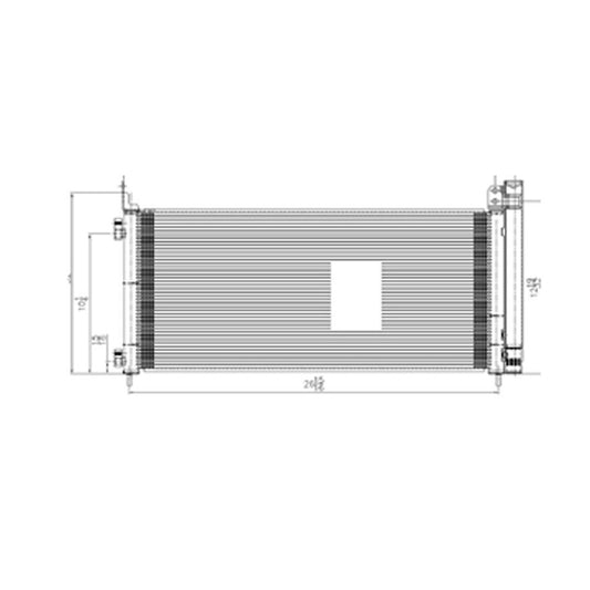 A C Condenser 2015-2021 Lexus Nx300h