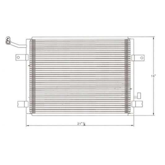 Ac Condenser 1998-2002 Jaguar Xj8