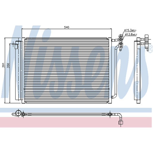 Ac Condenser 2000-2006 Bmw X5