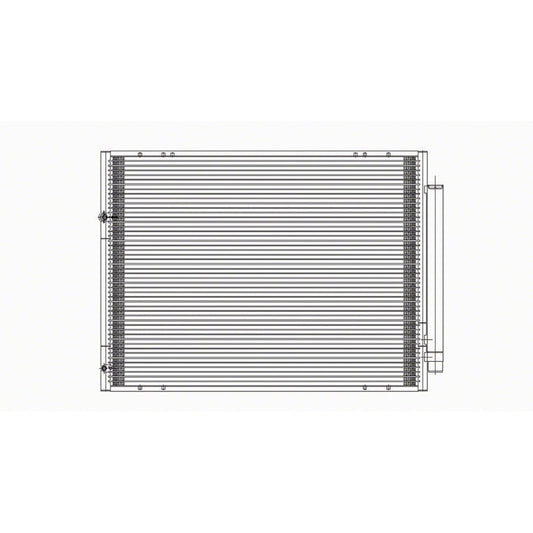 Ac Condenser With Receiver Drier 2004-2010 Toyota Sienna