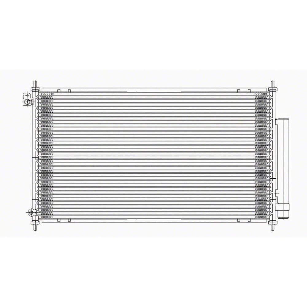 Ac Condenser With Receiver Drier 2004-2008 Acura Tsx