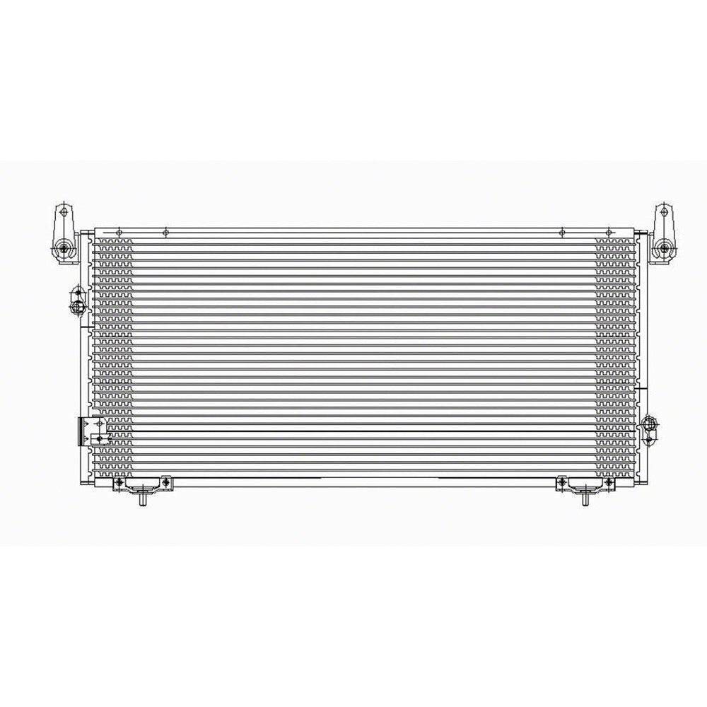 Ac Condenser Exc Double Cab 2000-2006 Toyota Tundra
