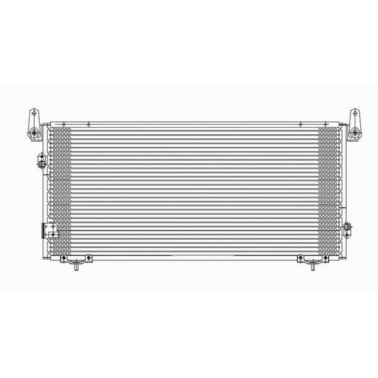 Ac Condenser Exc Double Cab 2000-2006 Toyota Tundra