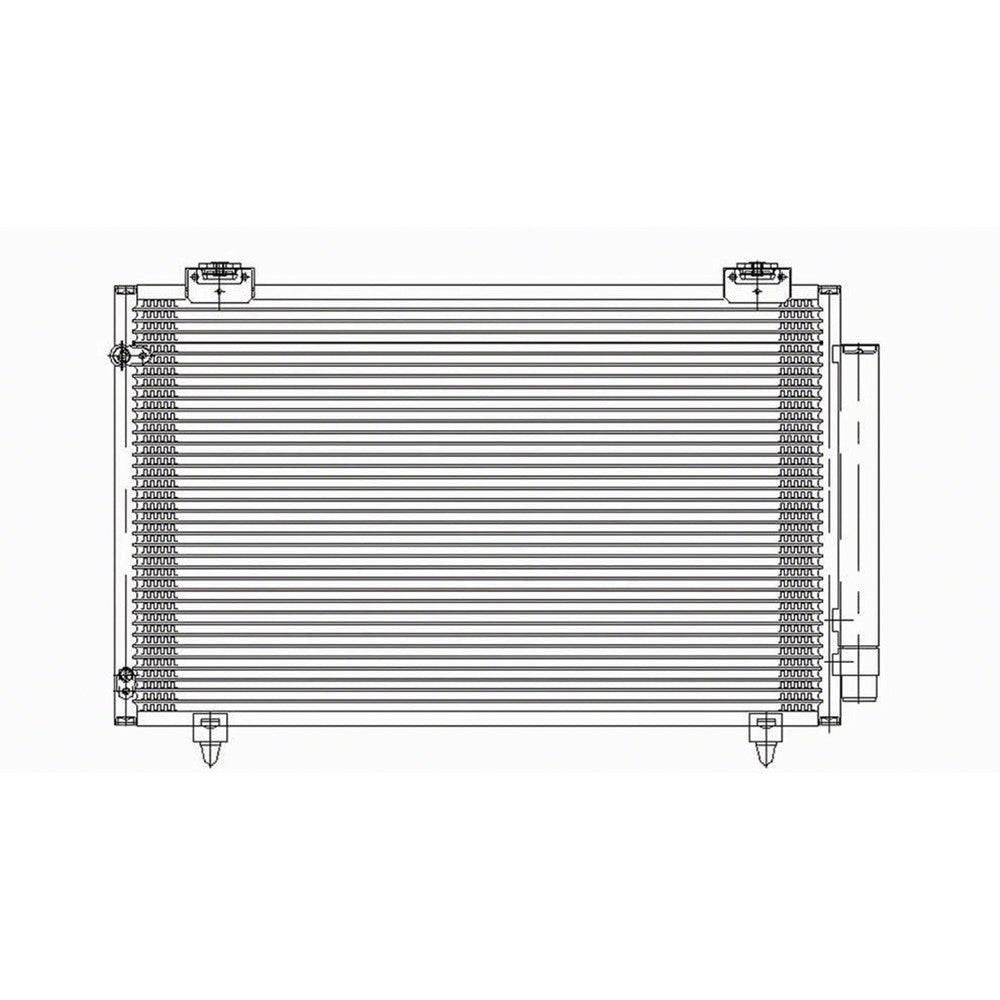 Ac Condenser With Receiver Drier 2005-2008 Toyota Corolla, Matrix