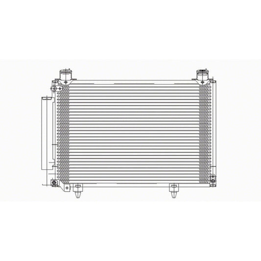 Ac Condenser With Receiver Drier 2004-2005 Scion Xa, Xb