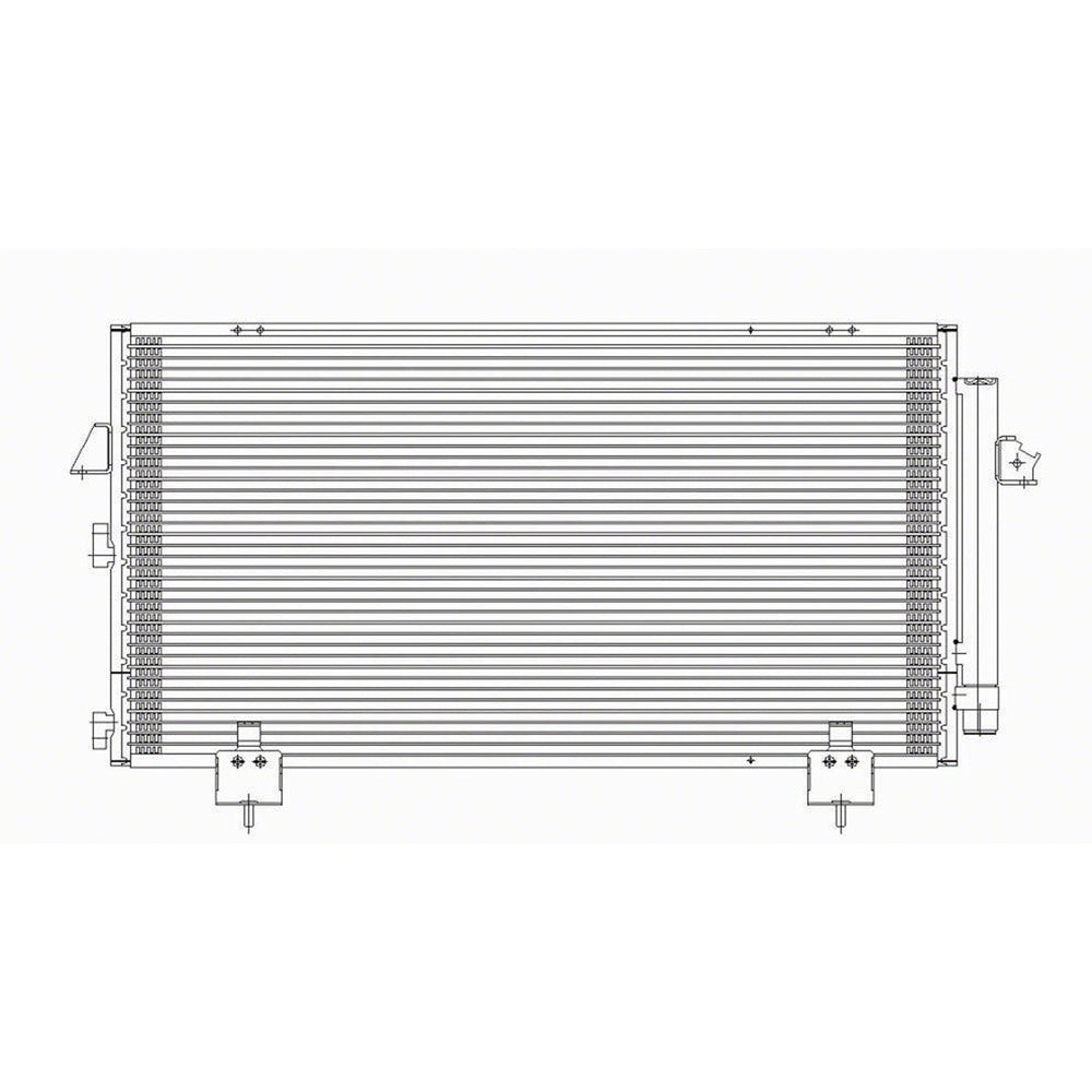Ac Condenser With Receiver Drier 2001-2005 Toyota Rav4