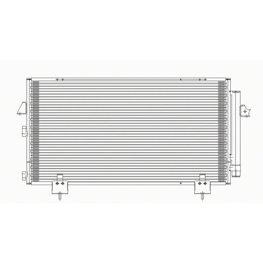 Ac Condenser With Receiver Drier 2001-2005 Toyota Rav4
