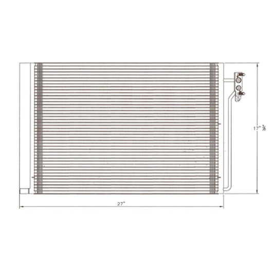 Ac Condenser 2003-2005 Land Rover Range Rover