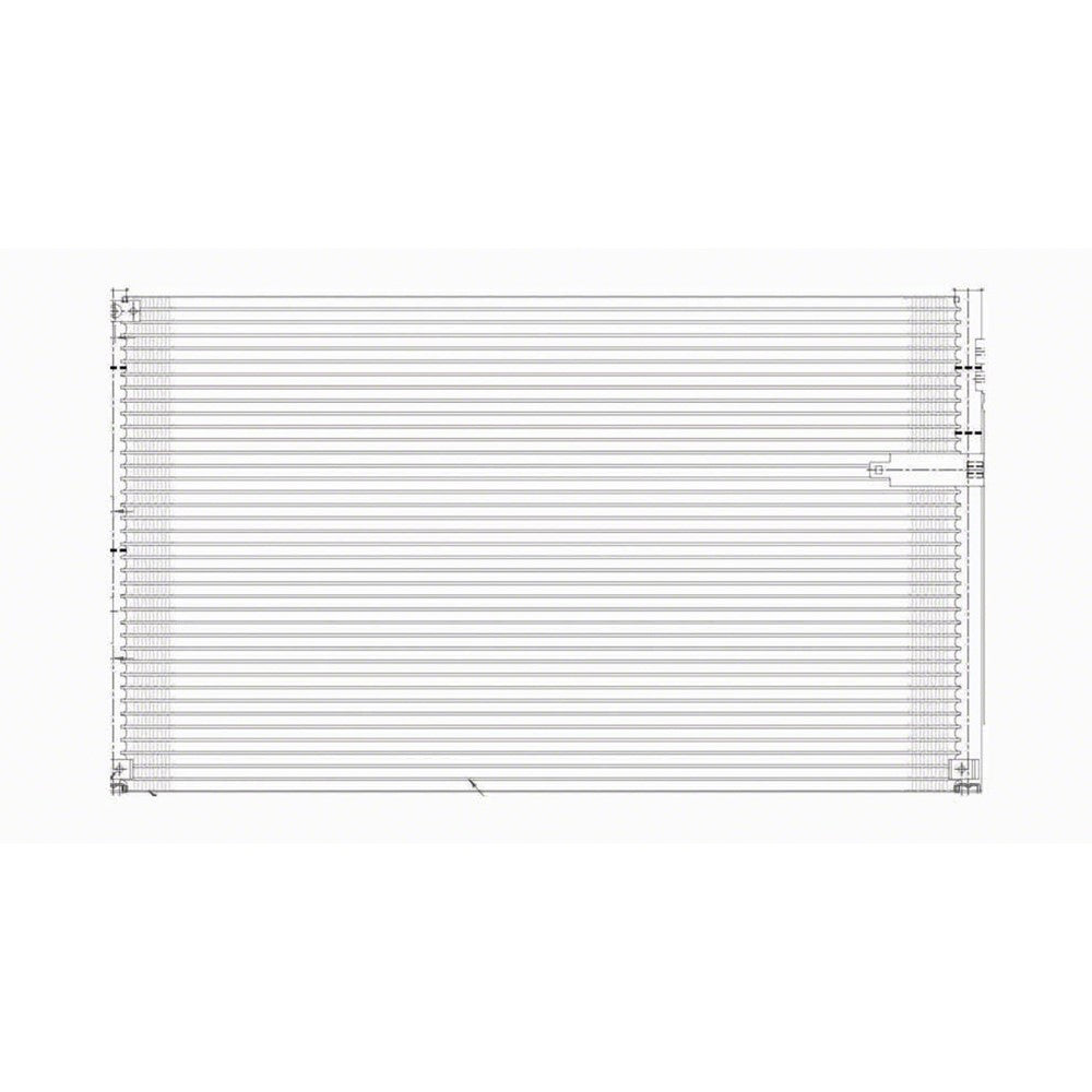 Ac Condenser Dx Lx Sedan With Receiver Drier 2006-2011 Acura Csx & Honda Civic