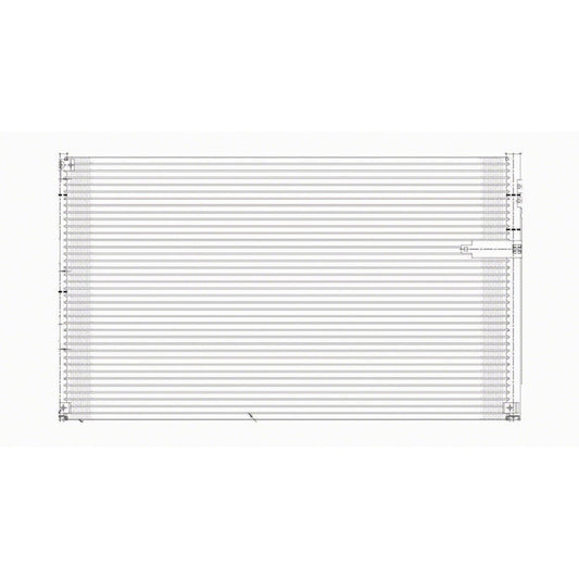 Ac Condenser Dx Lx Sedan With Receiver Drier 2006-2011 Acura Csx & Honda Civic