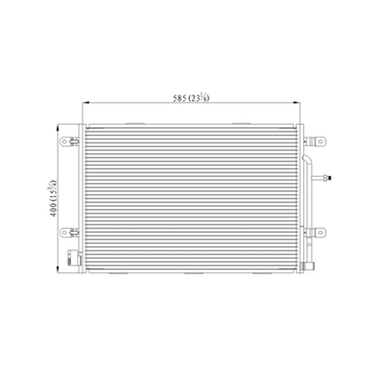 Ac Condenser 2006-2008 Audi S4