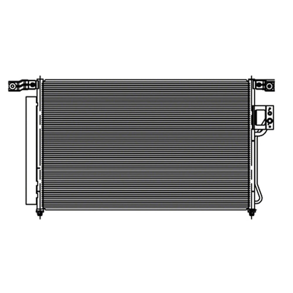 Ac Condenser 6mm 2007-2009 Hyundai Santa Fe