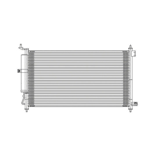 Ac Condenser For All Models Except 2012 Versa Hatchback 2007-2014 Nissan Versa, Cube