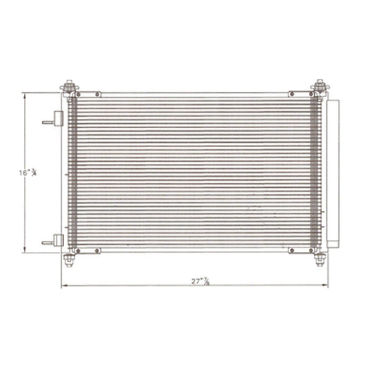Ac Condenser 2007-2015 Mazda Cx-9