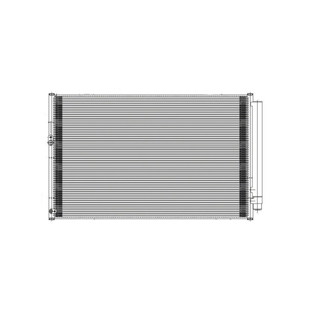 Ac Condenser With Receiver Drier 2008-2013 Toyota Highlander