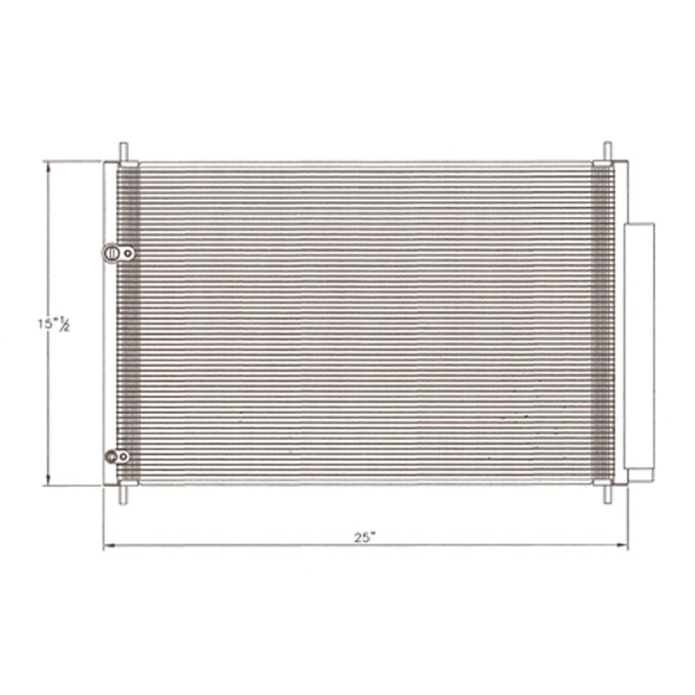 Ac Condenser 1.8 2.4ltr L4 Engine Japan Built Corolla 2008-2019 Scion Xb, Tc & Pontiac Vibe & Toyota Corolla, Matrix