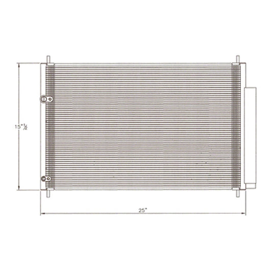 Ac Condenser 1.8 2.4ltr L4 Engine Japan Built Corolla 2008-2019 Scion Xb, Tc & Pontiac Vibe & Toyota Corolla, Matrix